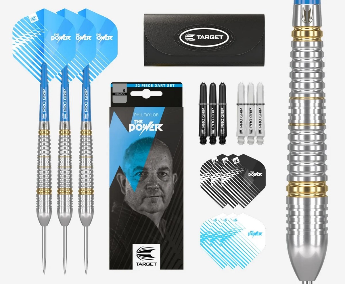 Target Darts Phil Taylor Brass Steel Tip Dart 22 gram