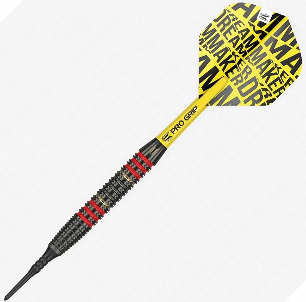 Target Darts Dimitri Van Den Bergh Brass Soft Tip Darts  18 grams