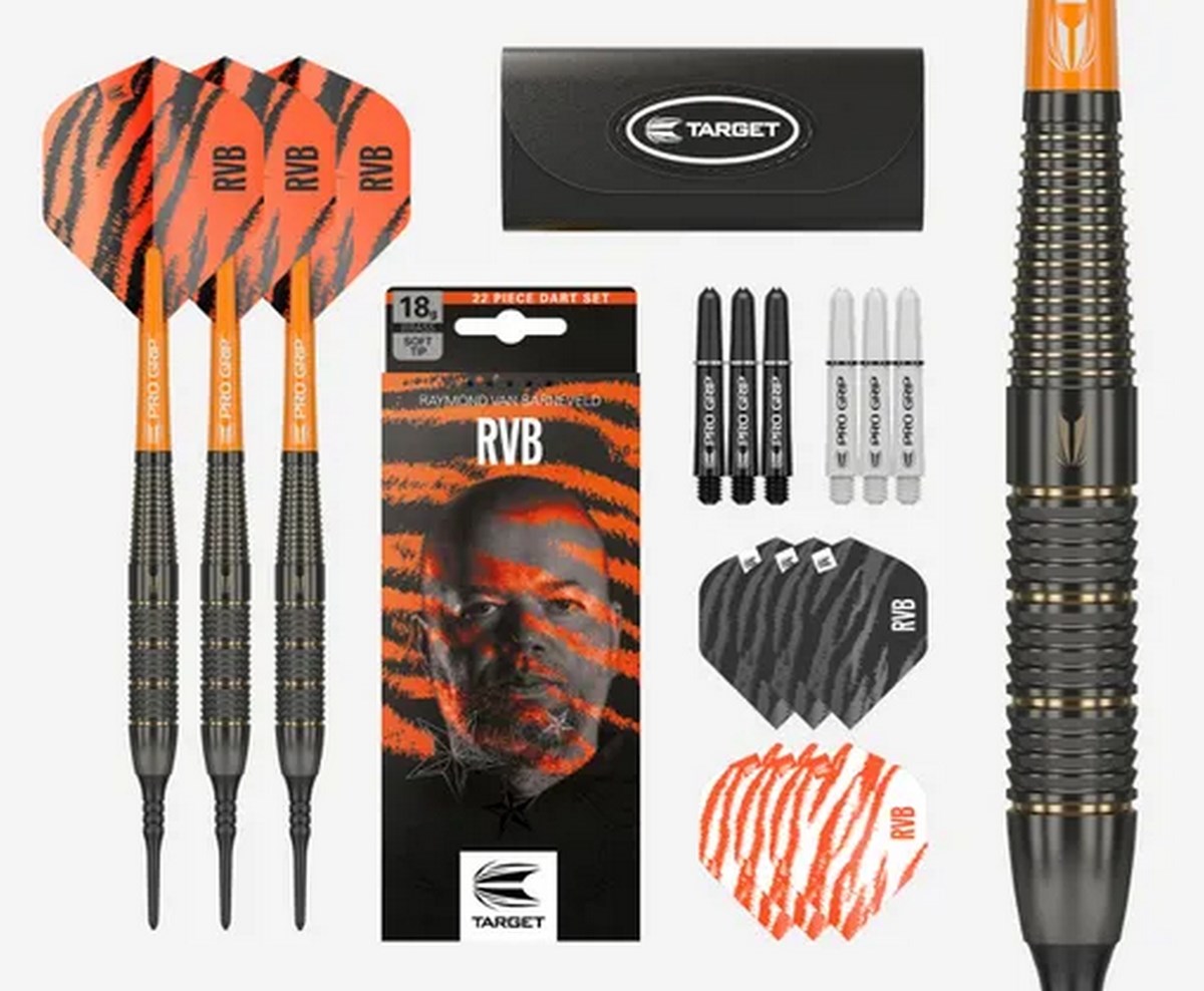Target Darts RVB Brass Soft Tip Darts  18 grams