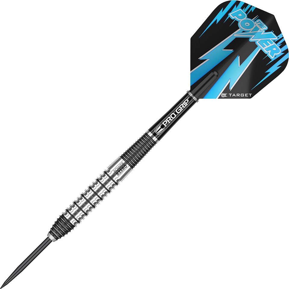Target Darts Phil Taylor Power 8Zero 2 Black Titanium 80% Tungsten 24 grams