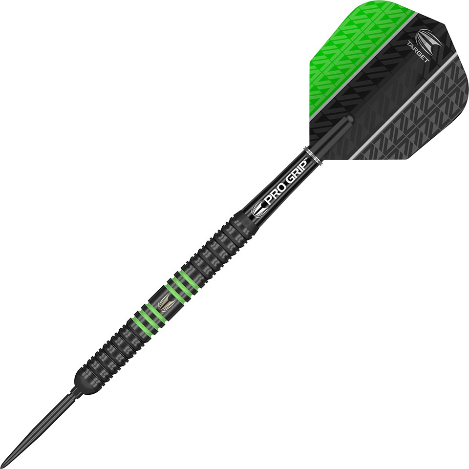 Target Darts Vapor8 Black Green 80% Tungsten 24 grams