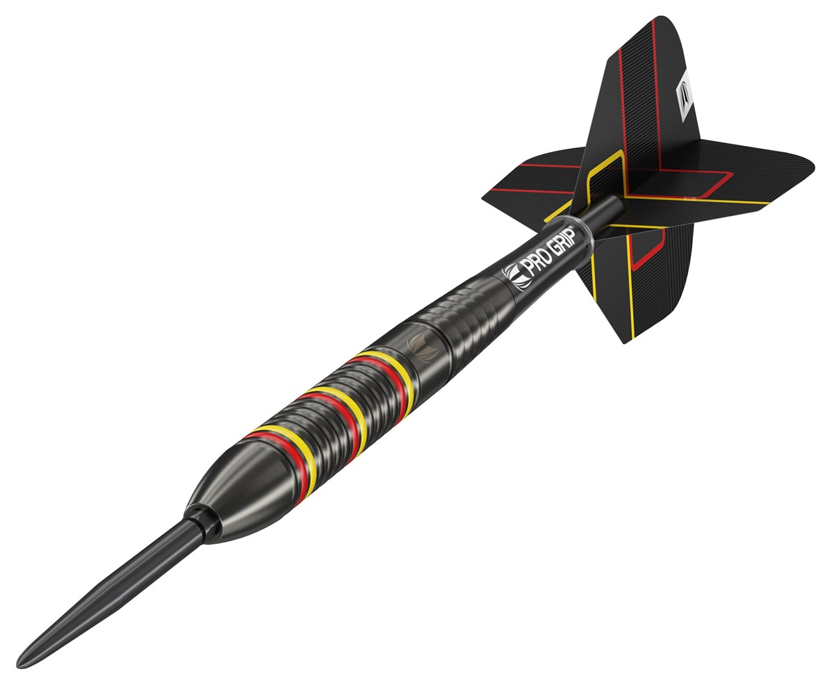Target Darts Gabriel Clemens Black 80% Swiss Point Steel Tip Darts 22 grams