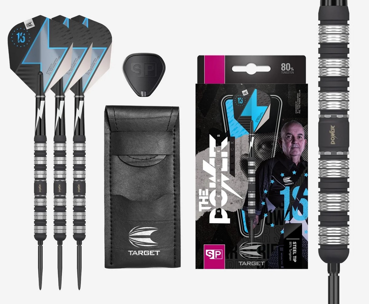 Target Darts Power Series Black SP  Steel Tip  23 grams
