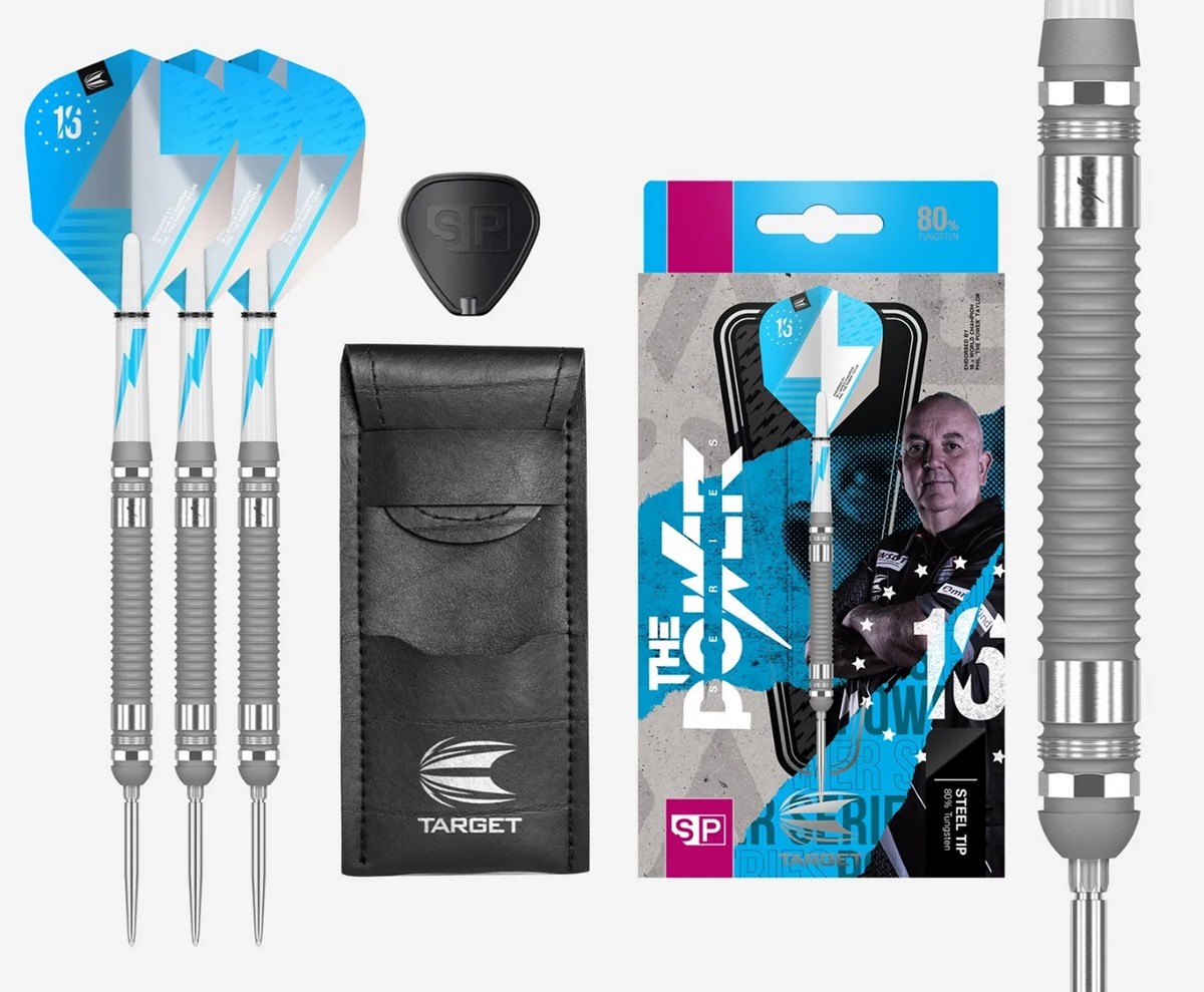Target Darts Power Series Silver SP  Steel Tip  24 grams