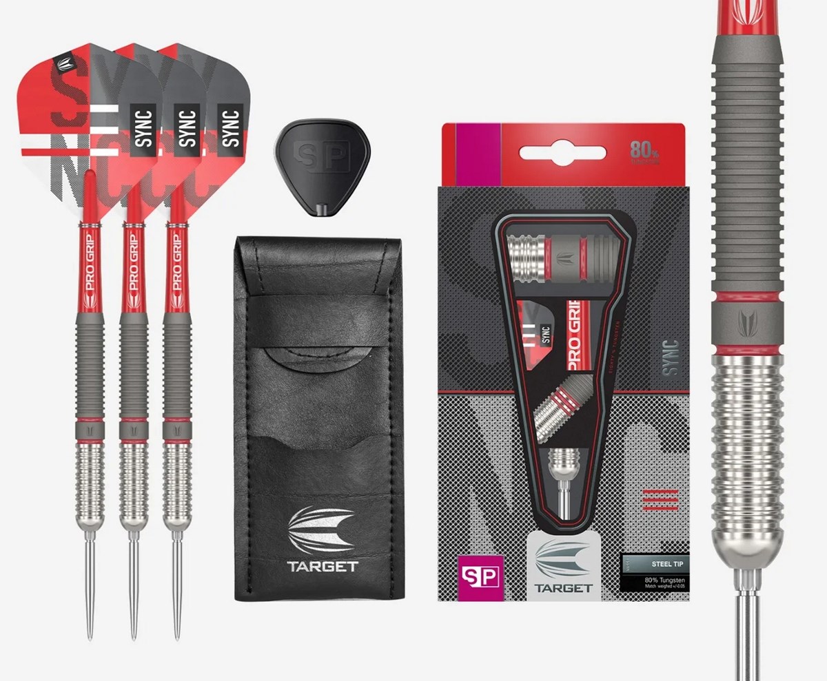 Target Darts Sync 01 80% Steel Tip Dart  22 grams