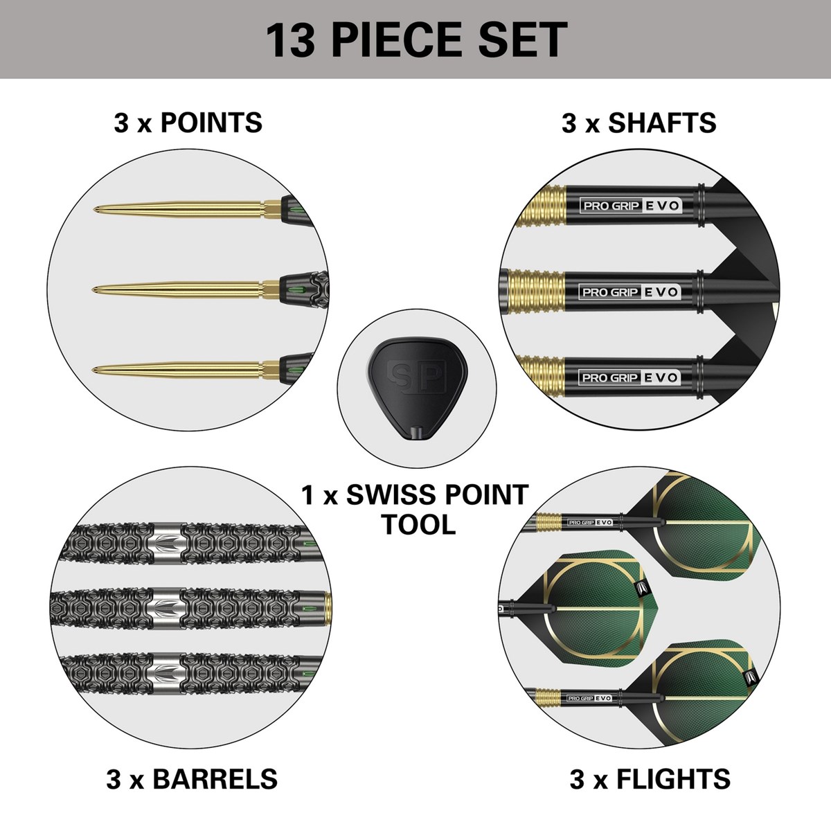 Target Darts Cult 90% SP01 Steel Tip Dart  23 grams
