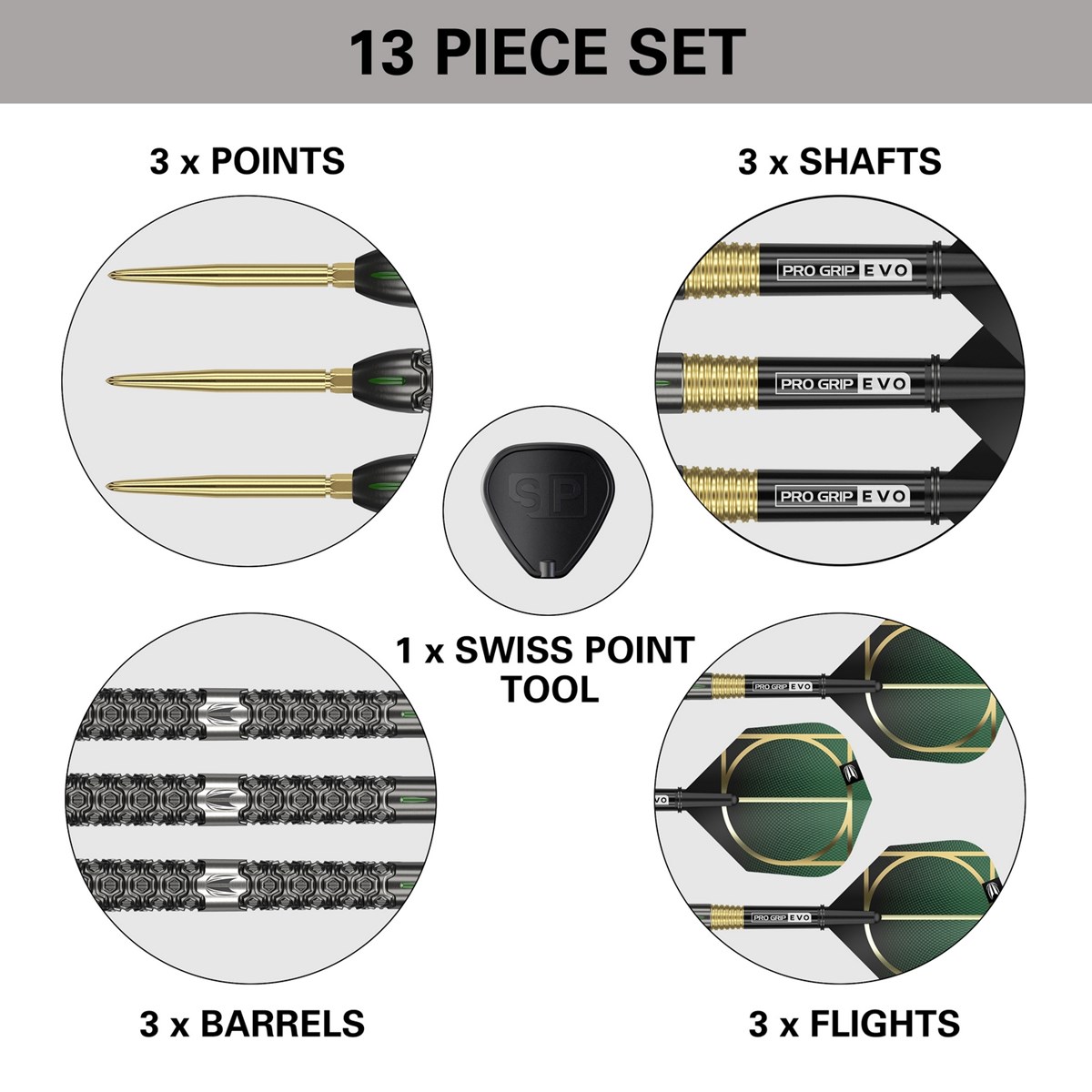 Target Darts Cult 90% SP03 Steel Tip Dart  24 grams