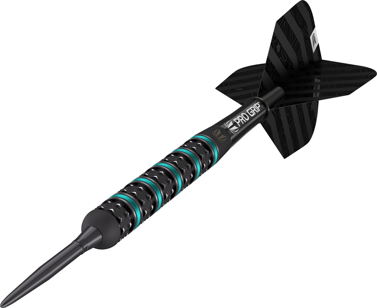 Target Darts Rob Cross Black Edition 90% Swiss Point Steel Tip Darts  22 grams