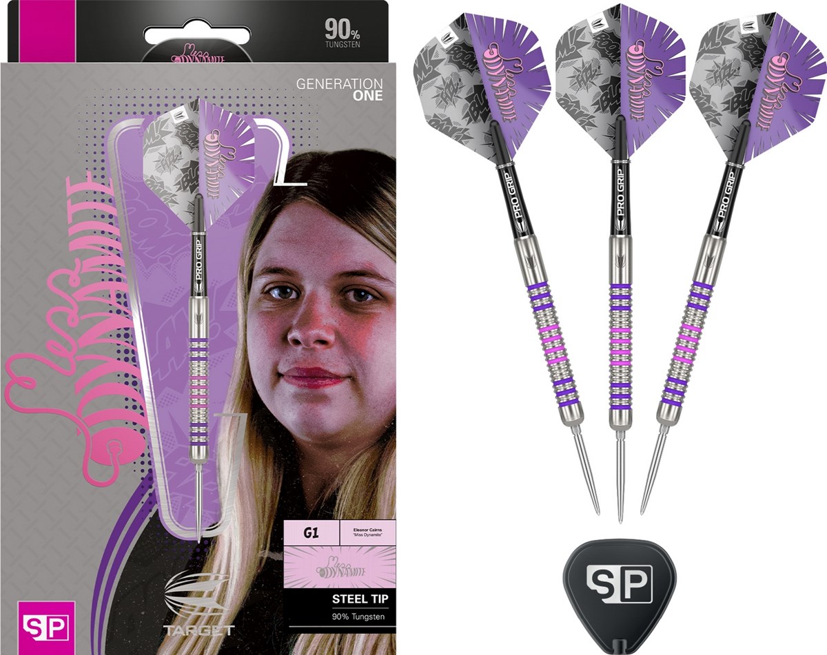 Target Darts Eleanor Cairns 90% Steel Tip Darts  24 grams