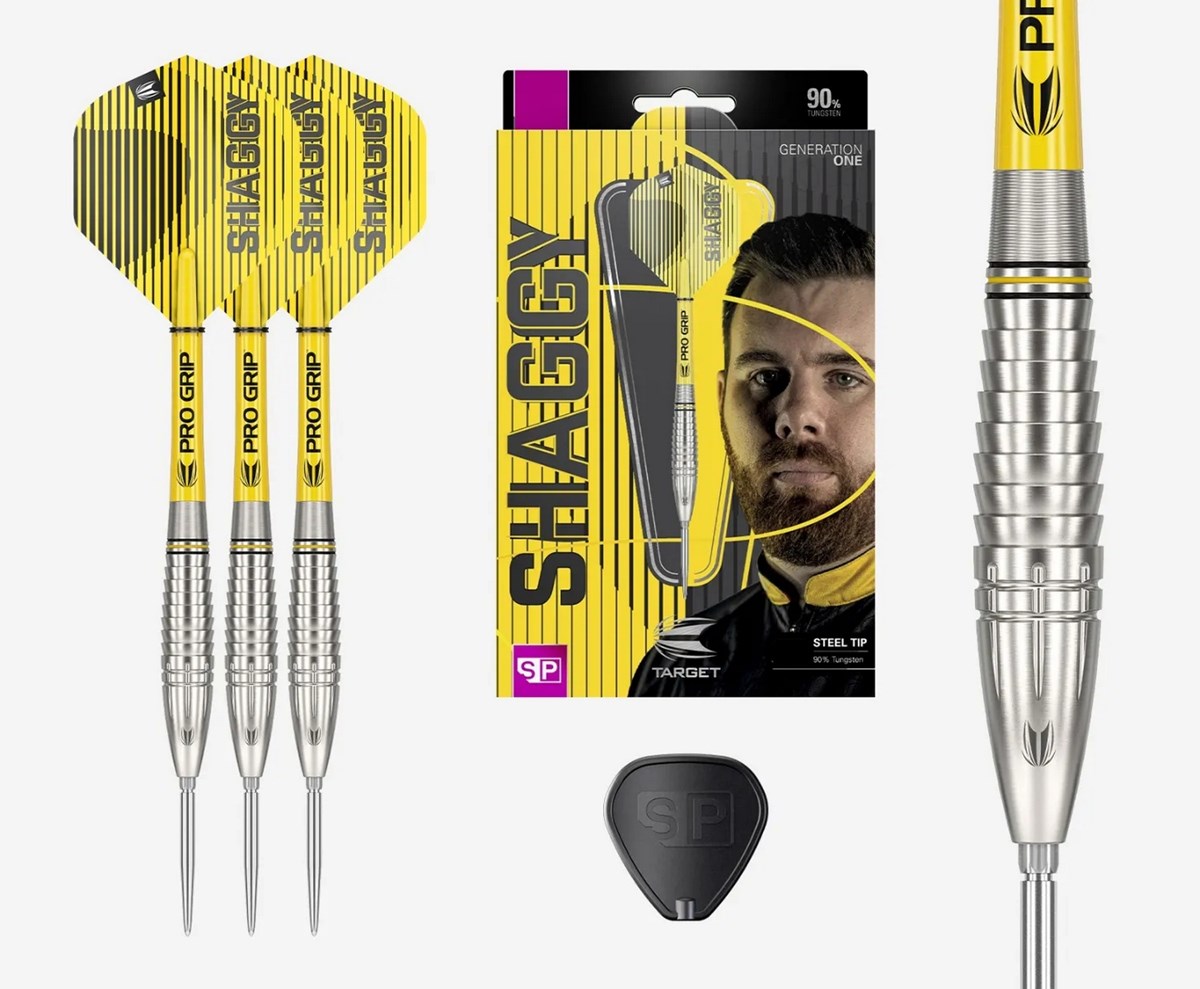 Target Darts Scott Williams 90% Swiss Point Steel Tip Darts  25 grams