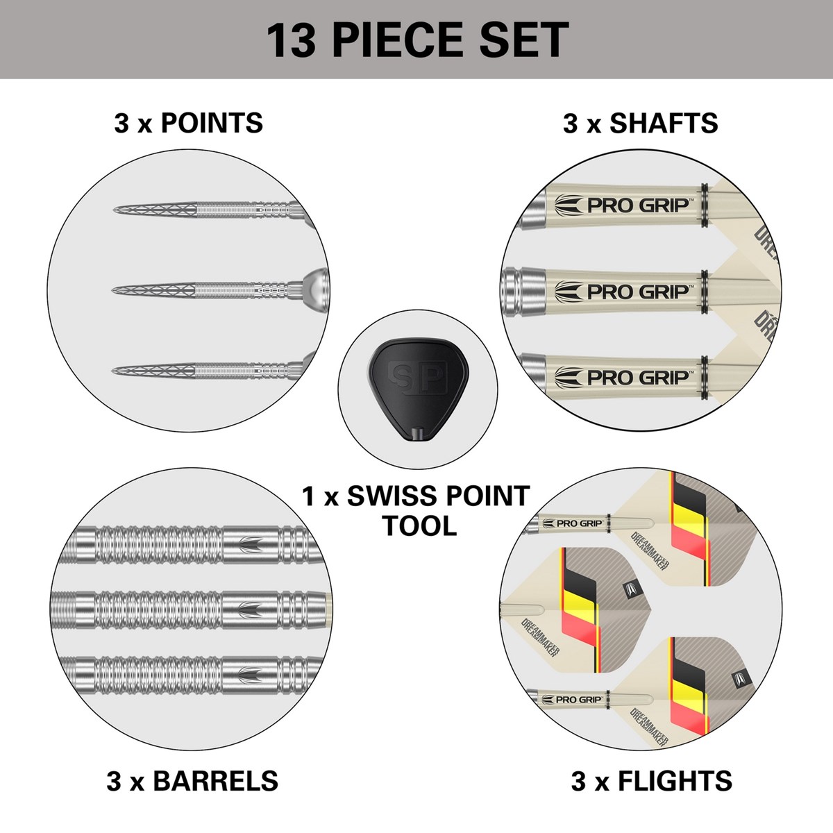 Target Darts Dimitri Van Den Bergh G2 90% Steel Tip Darts  21 grams