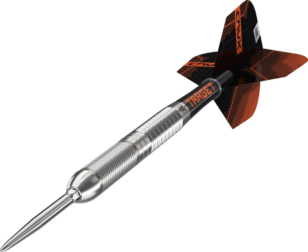 Target Darts Crux 01 90% Tungsten SP Steel Tip Darts 22 grams