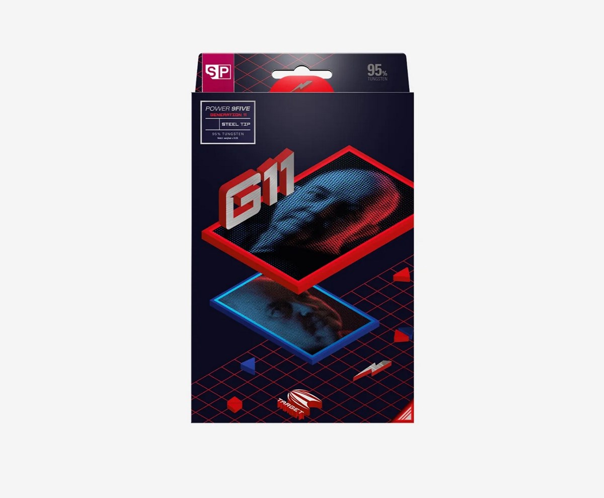 Target Darts Phil Taylor Raw Power G11 95% Tungsten SP Steel Tip 26 grams