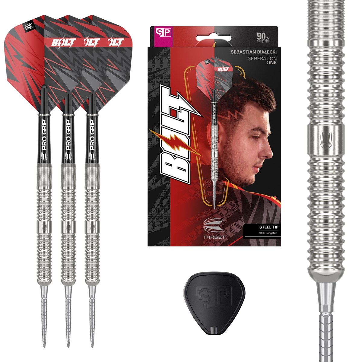 Target Darts Sebastian Bialecki 90% Tungsten SP Steel Tip  22 grams