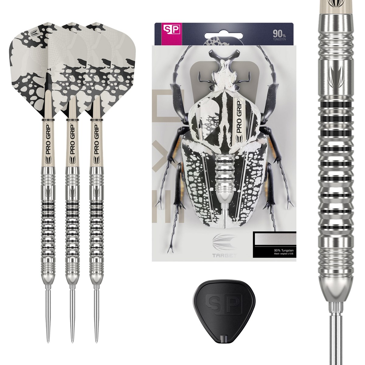 Target Darts EXO 03 90% Tungsten SP Steel Tip Darts  21 grams