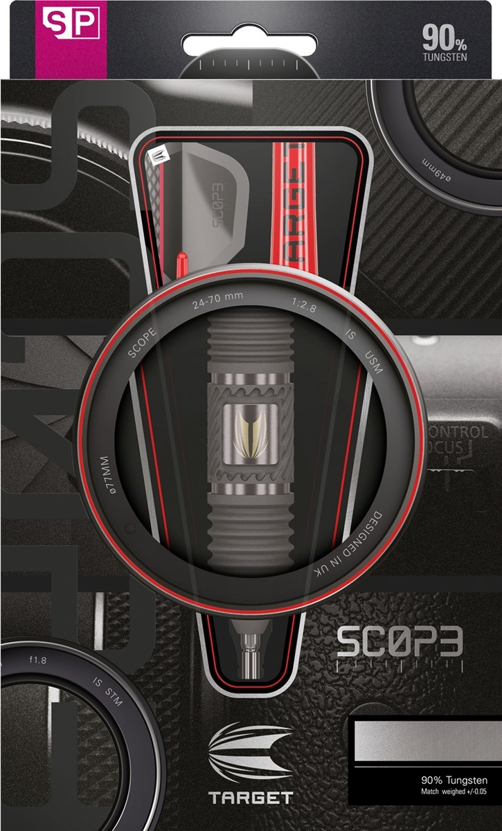 Target Darts Scope 02 90% Tungsten SP Steel Tip  25 grams