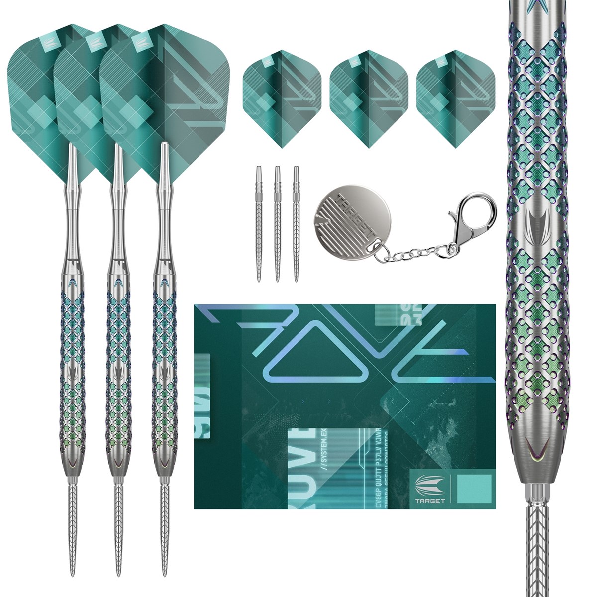 Target Darts Rove 03 90% Tungsten SP Steel Tip  24 grams