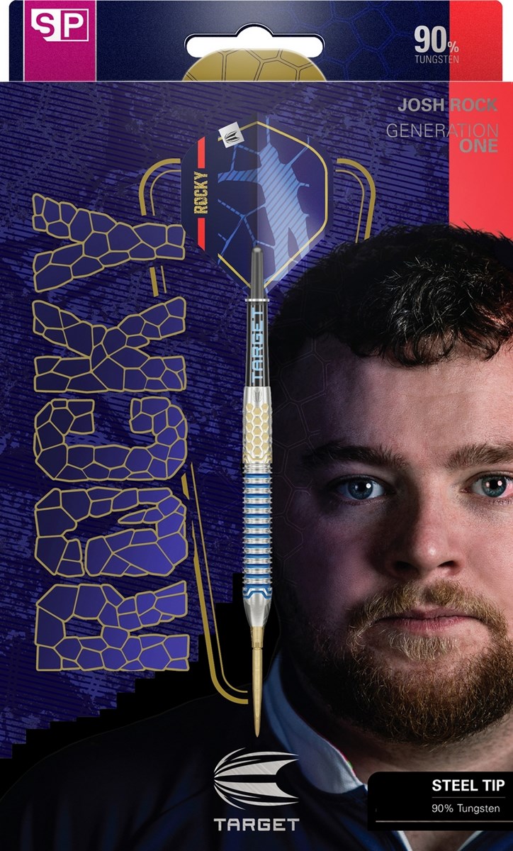 Target Darts Josh Rock G1 90% Tungsten SP Steel Tip Darts  23 grams