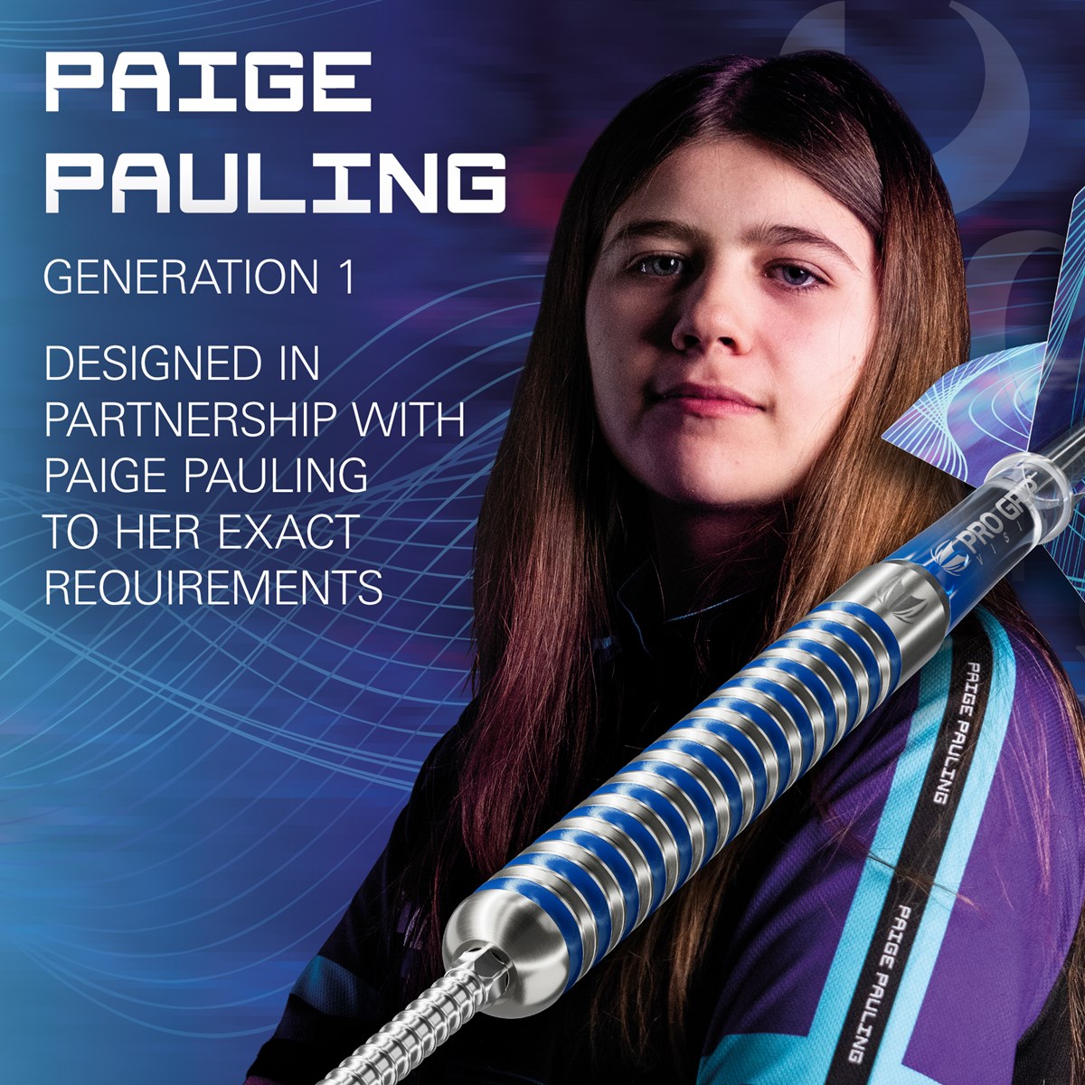 Target Darts Paige Pauling 90% Tungsten SP Steel Tip Darts 22 grams