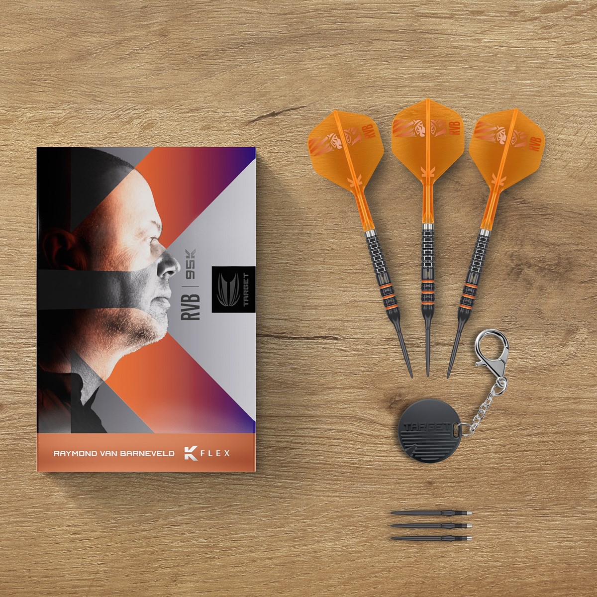 Target Raymond van Barneveld 95K Swiss Point Steel Tip Darts 23 grams