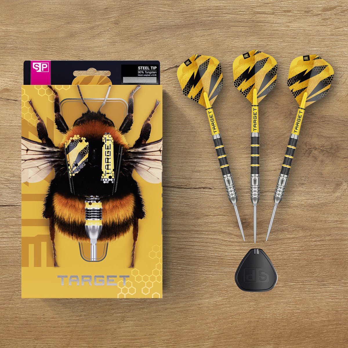 Target Darts Buzz SP02 90% Swiss Point Steel Tip Darts 22 grams