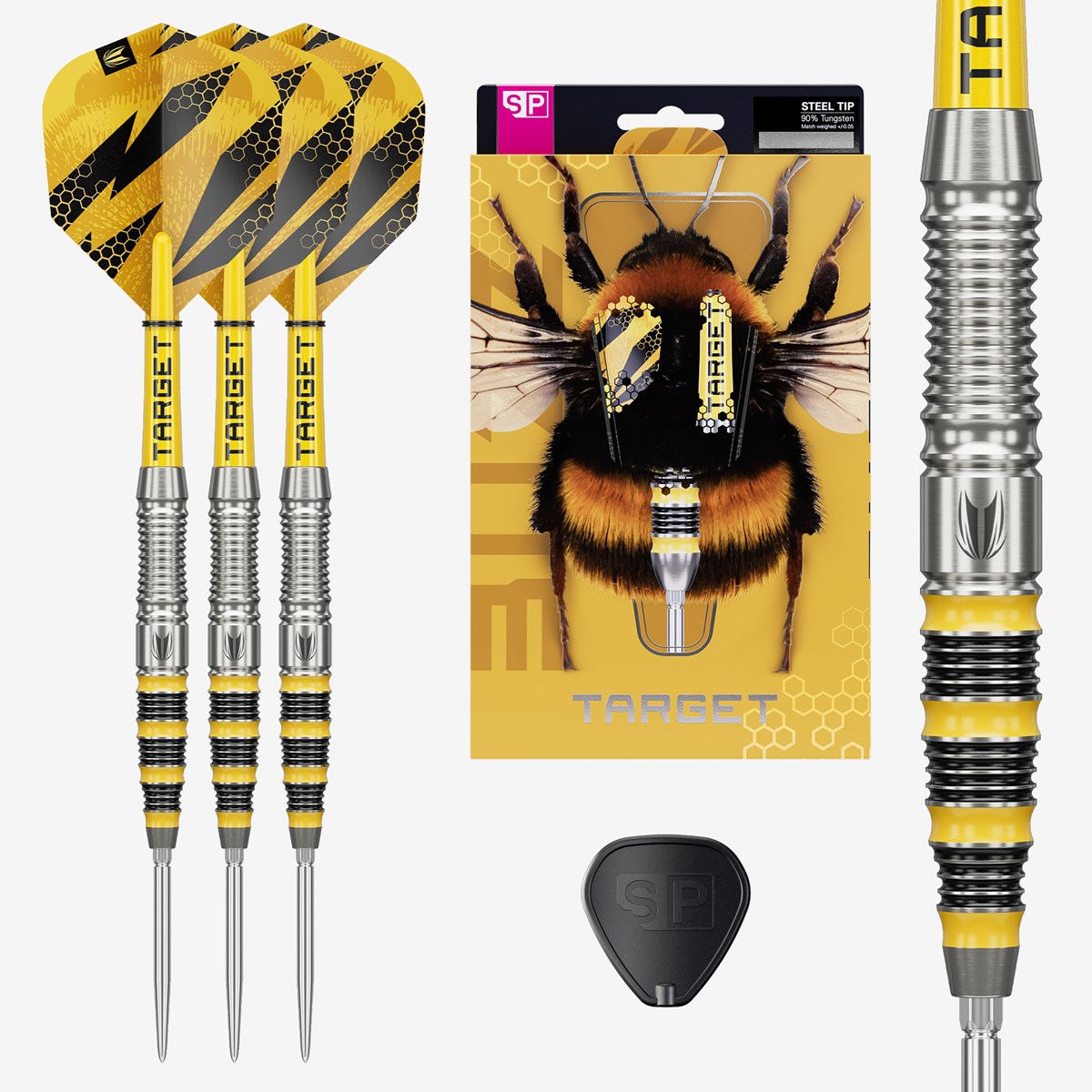 Target Darts Buzz SP03 90% Swiss Point Steel Tip Darts 23 grams