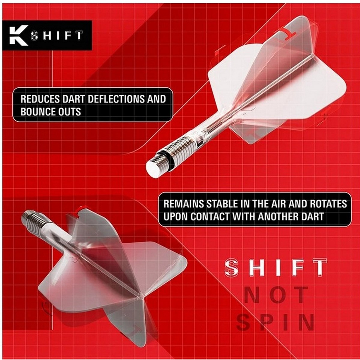 Target Shift 90% Swiss Point Steel Tip Darts 25 grams
