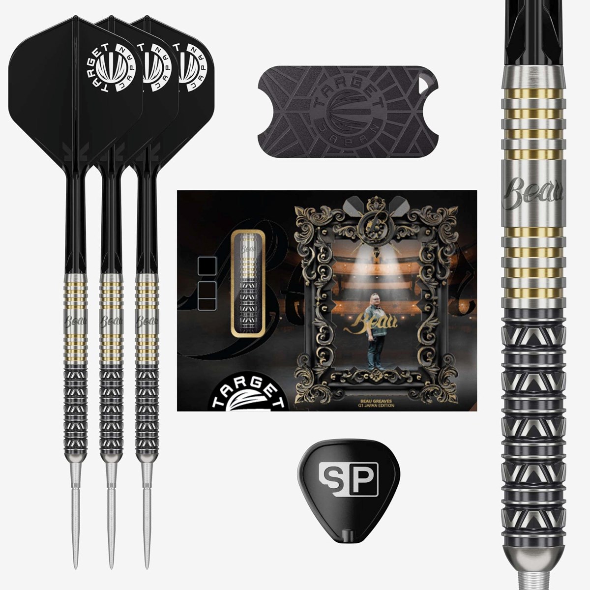Target Beau Greaves Japan Edition 90% SP Steel Tip Darts 23 grams