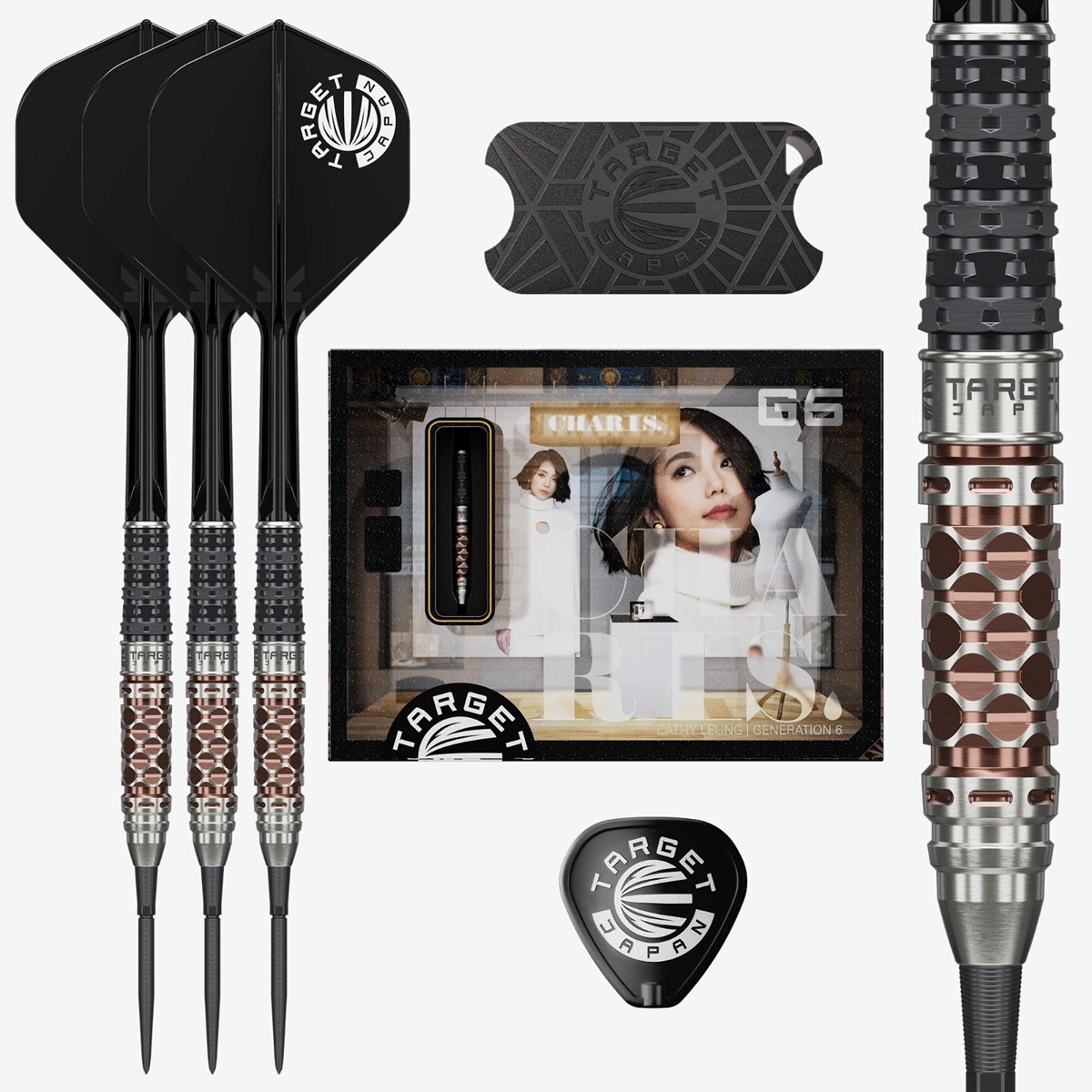 Target Charis G6 90% SP Steel Tip Darts 23 grams