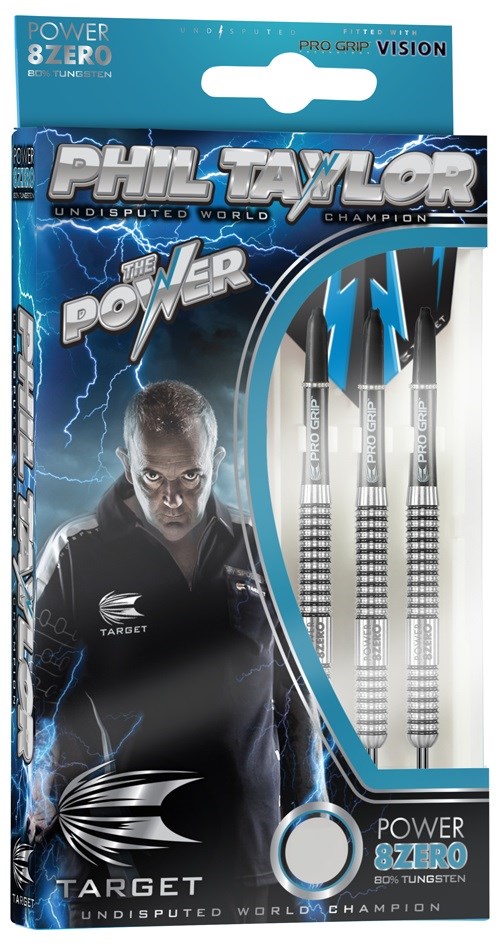 Target Darts Phil Taylor Power 8Zero 80% Tungsten 25 grams