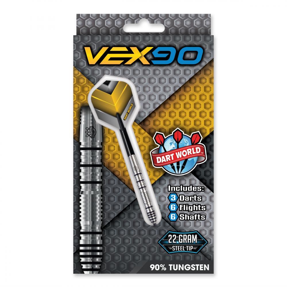 Dart World Vex 90 Steel Tip Dart 22 gram
