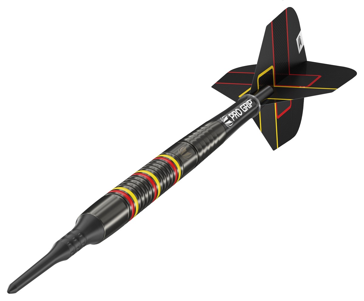 Target Darts Gabriel Clemens Black 80% Soft Tip Darts 20 grams