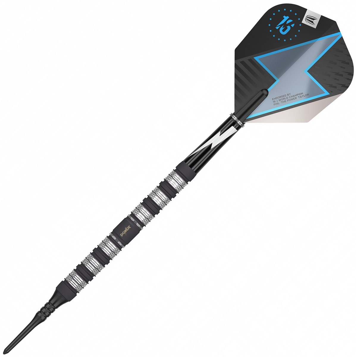 Target Darts Power Series Black  Soft Tip  20 grams