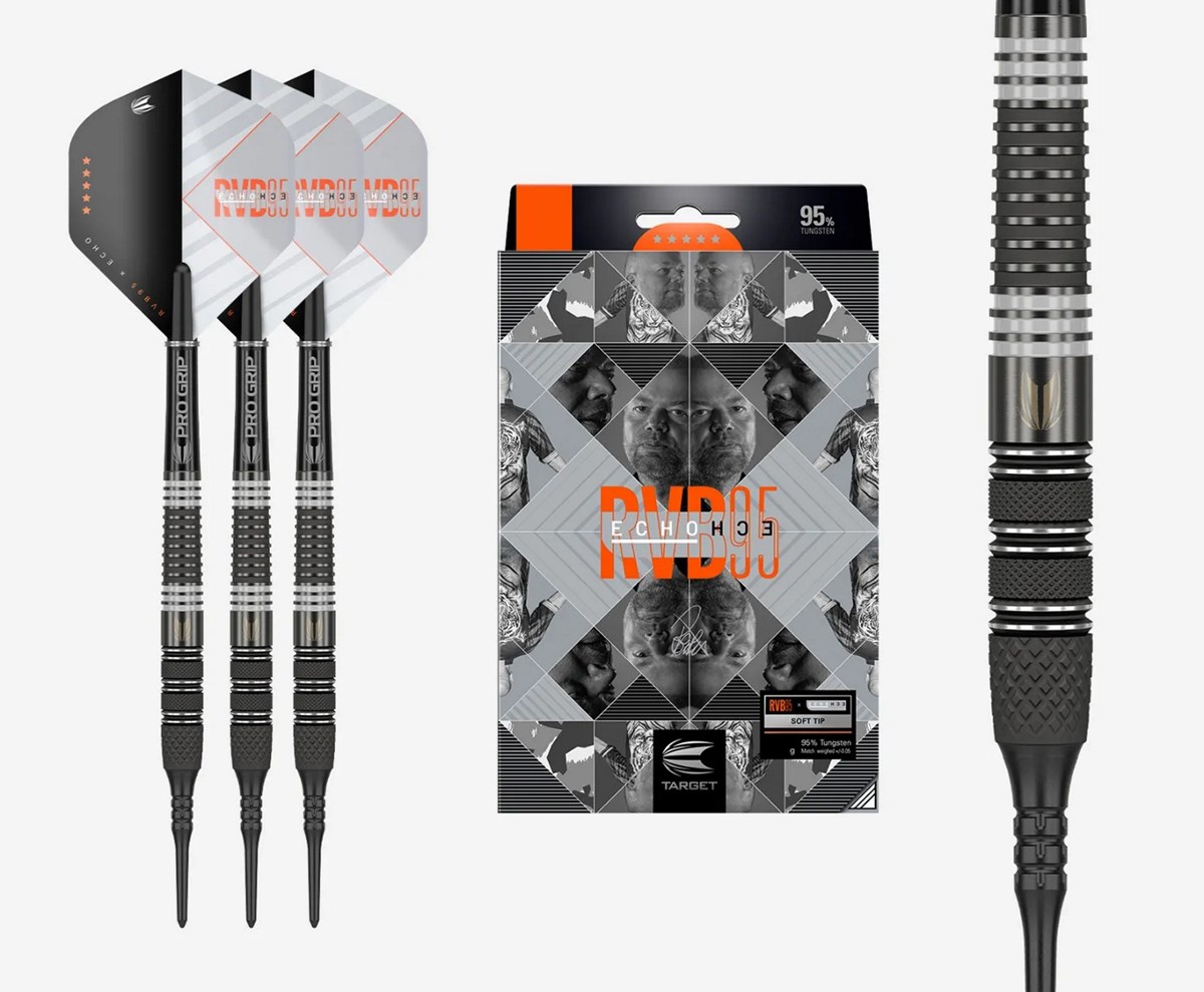 Target Darts RVB 95x Echo 95%  Soft Tip Dart  18 grams