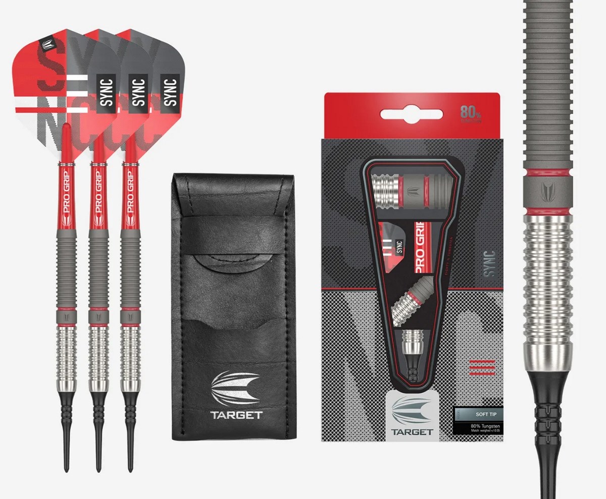 Target Darts Sync 10 80% Soft Tip Dart  18 grams