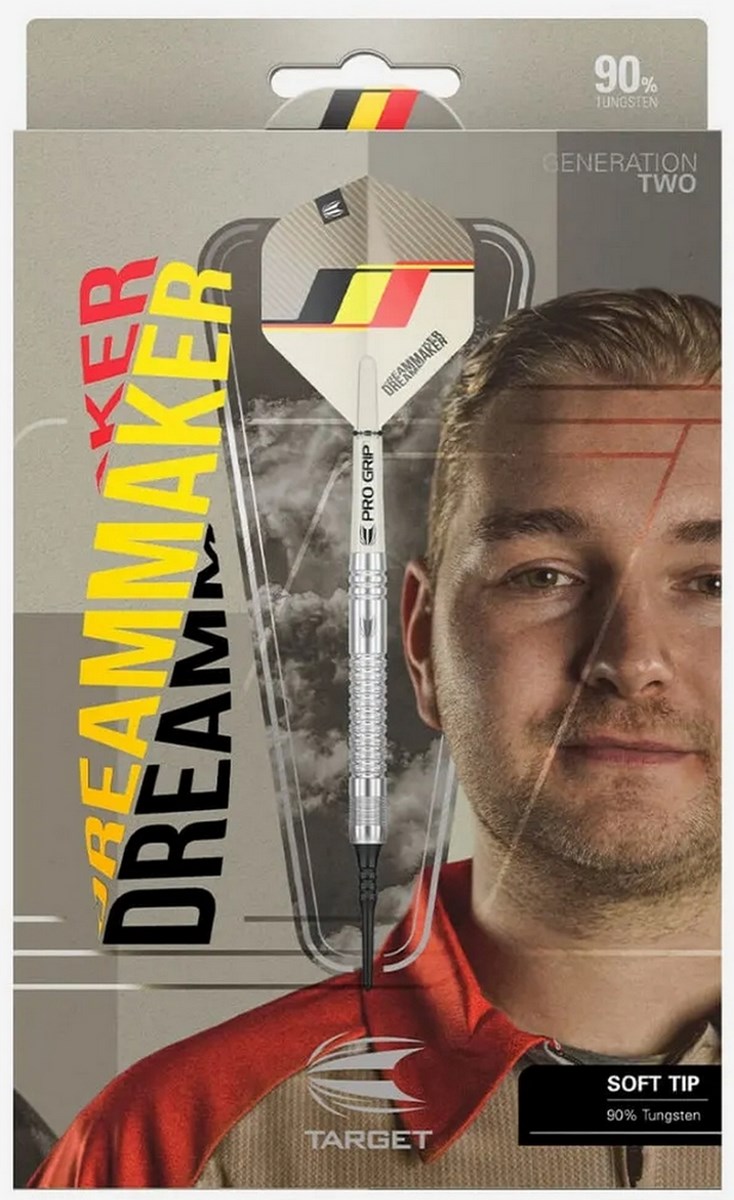 Target Darts Dimitri Van Den Bergh 90% Soft Tip Darts  21 grams