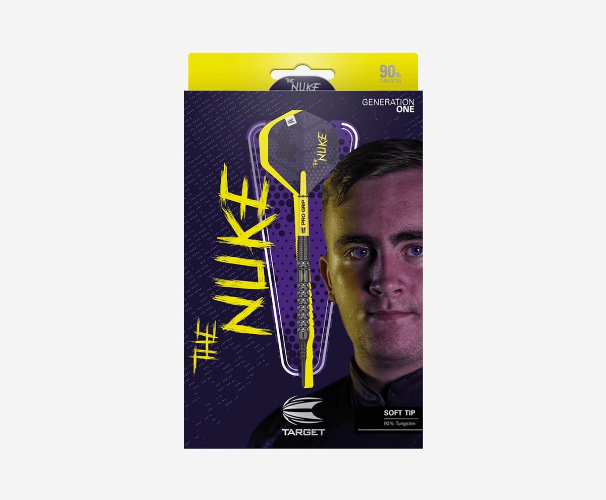 Target Darts Luke Littler 90% G1 Soft Tip Darts 19 grams