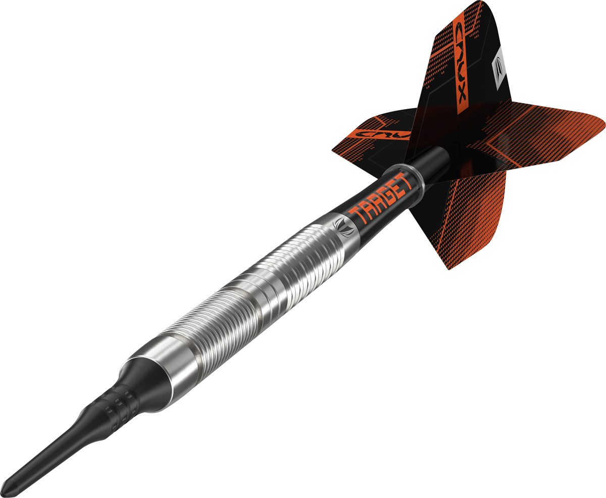 Target Darts Crux 10 90% Soft Tip Darts 18 grams