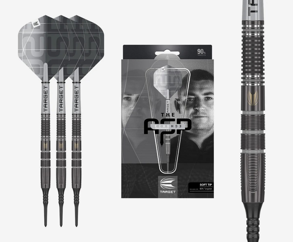 Target Darts Aspinall X Echo 90% Tungsten Soft Tip Darts 18grams