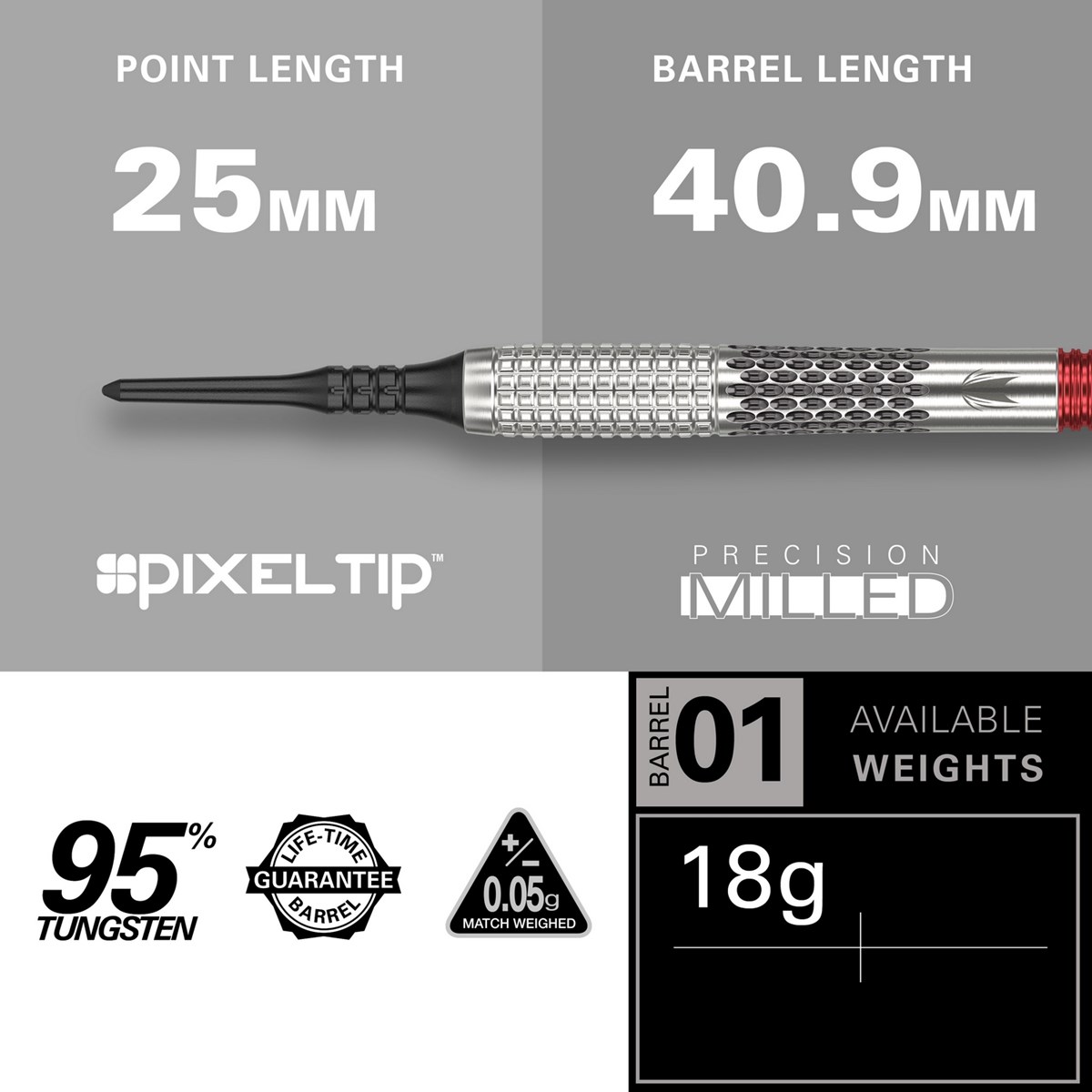 Target Darts Stephen Bunting Gen 5 Soft Tip Darts 18 grams