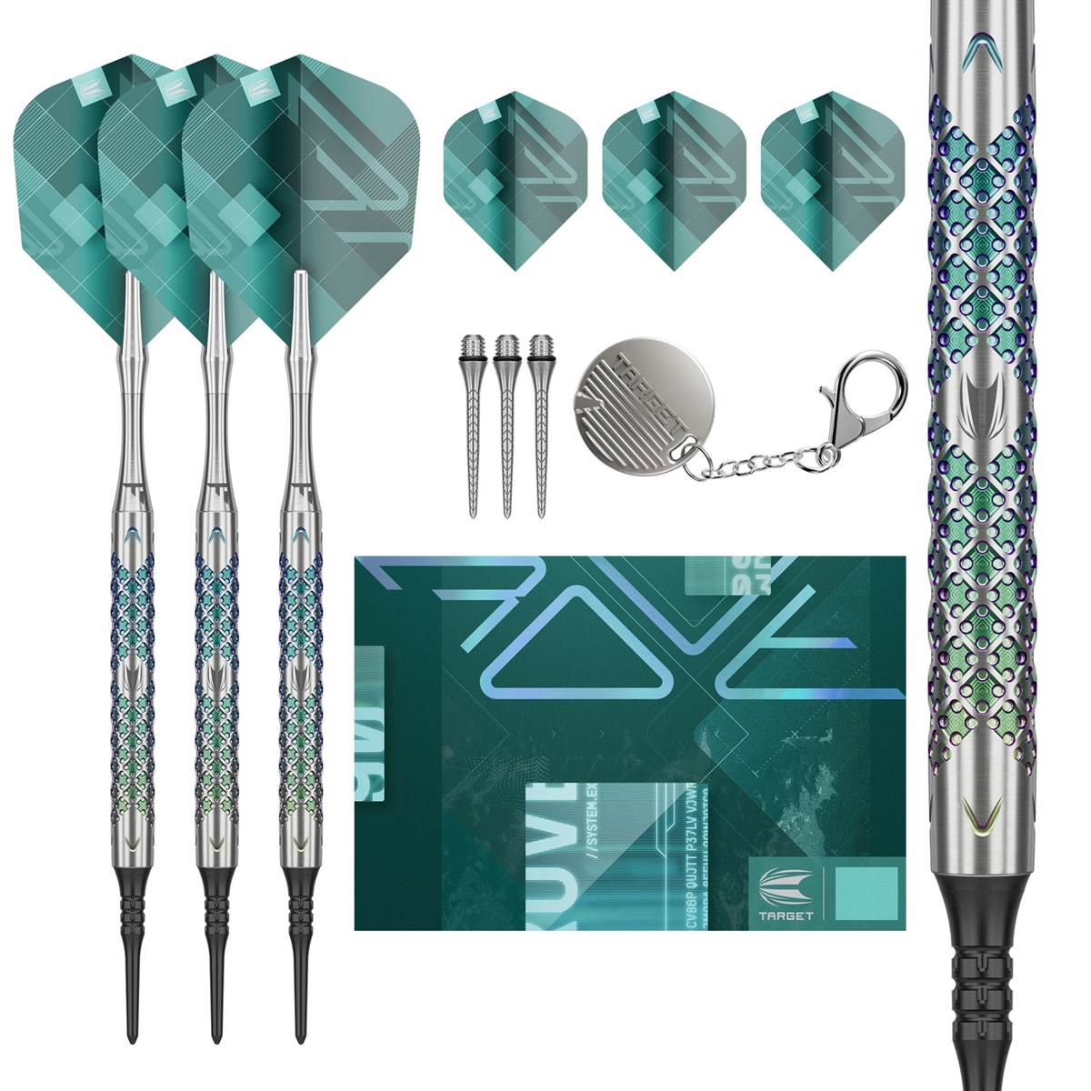Target Darts Rove 10 90% Tungsten Soft Tip  18 grams