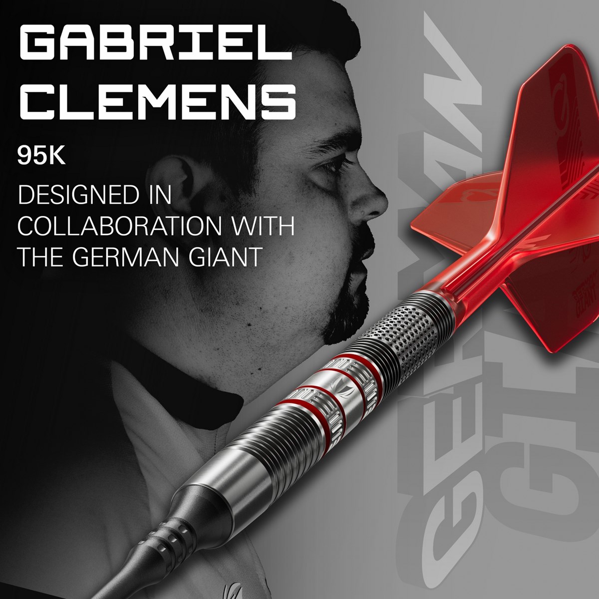 Target Darts Gabriel Clemens 95K 95% Tungsten Soft Tip  19 grams