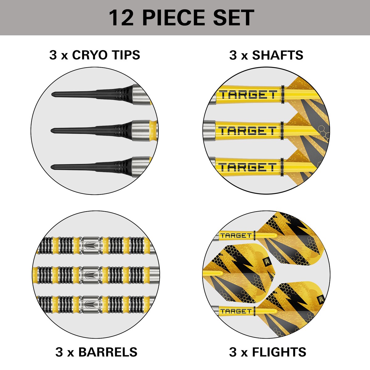 Target Darts Buzz 11 90% Soft Tip Darts 18 grams