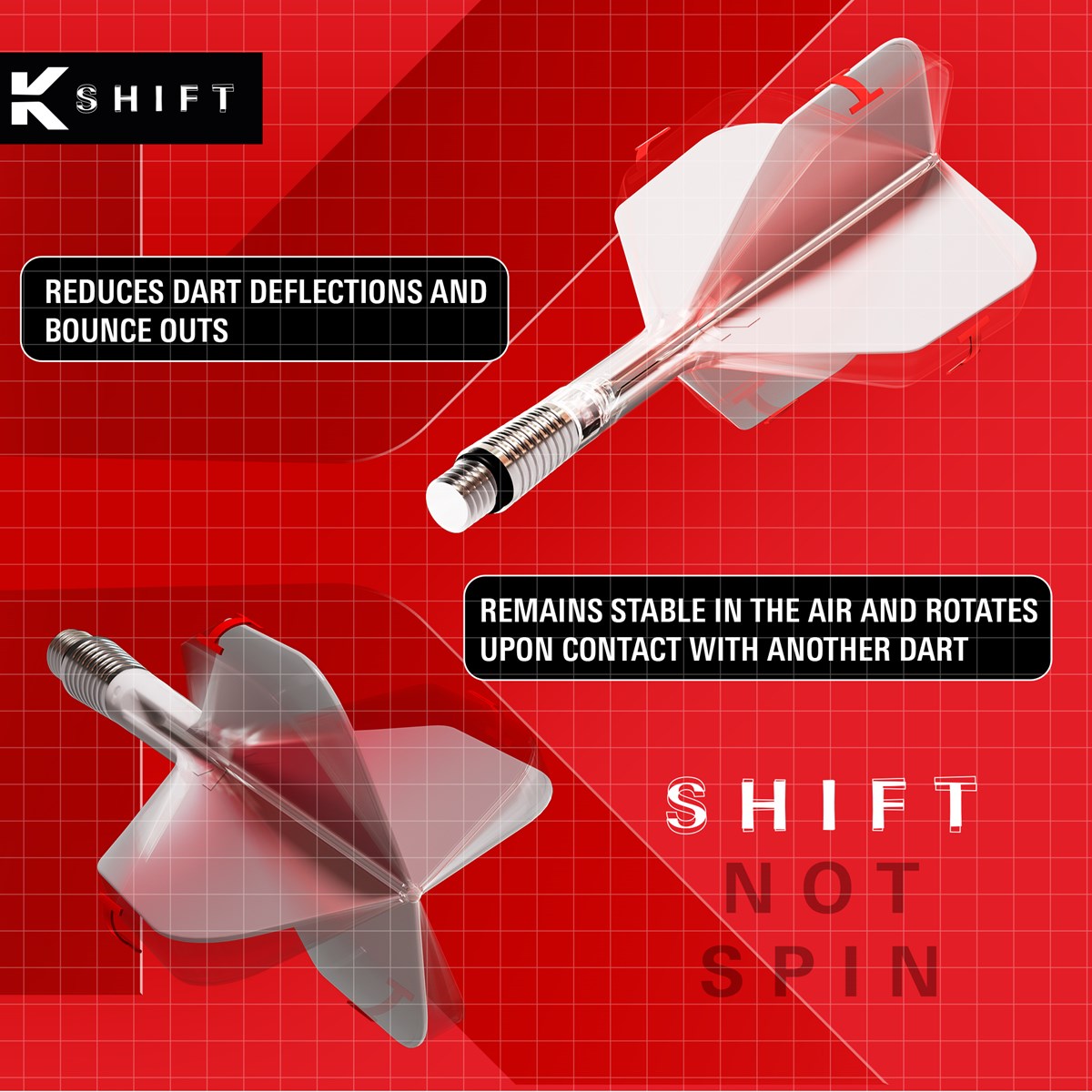Target Darts Shift 90% Soft Tip Darts 18 grams