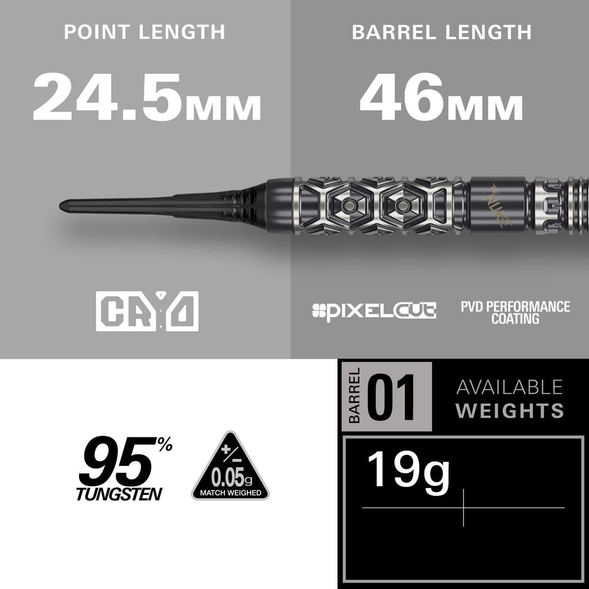 Target Luke Littler Nuke Fallout 90% Soft Tip Darts 19 grams