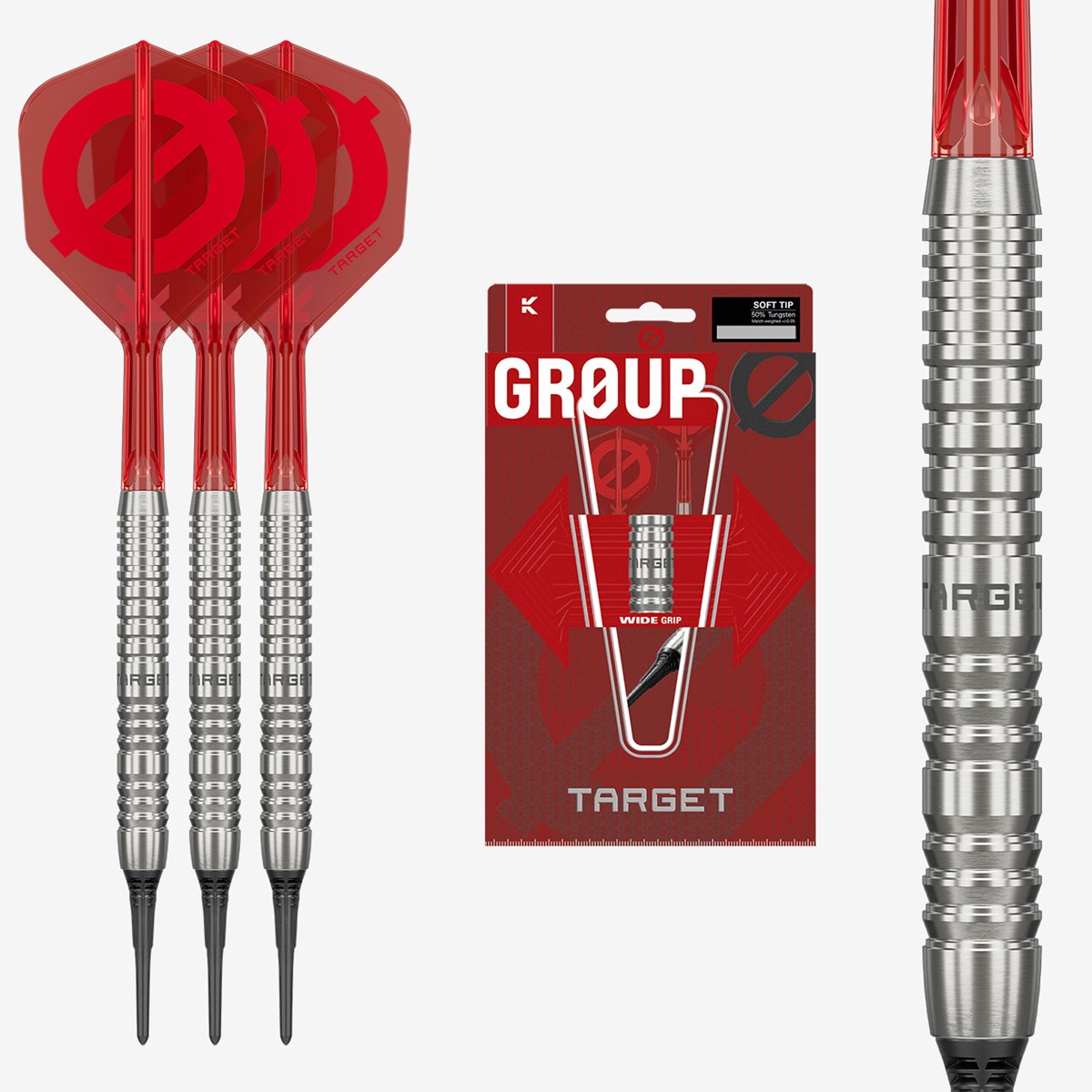 Target Group Ø 12 50% Soft Tip Darts 18 grams