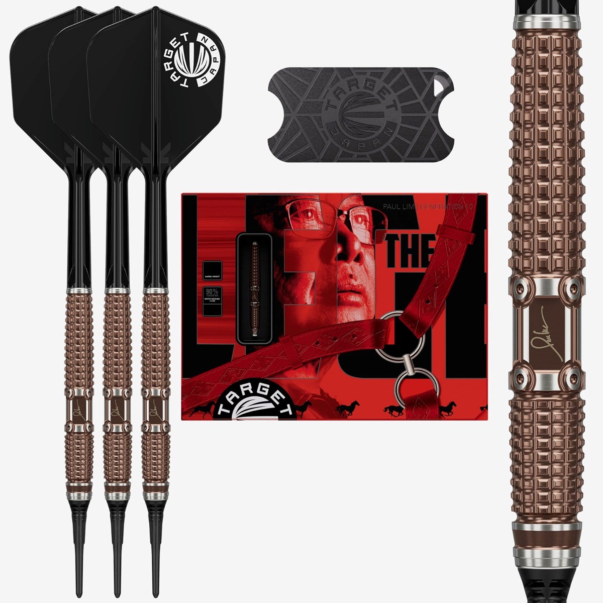 Target Paul Lim The Legend G10 90% Soft Tip Darts 20 grams