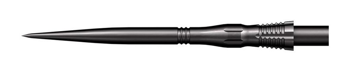 Shot Scallop Steel Tip Point - Black (31 mm)