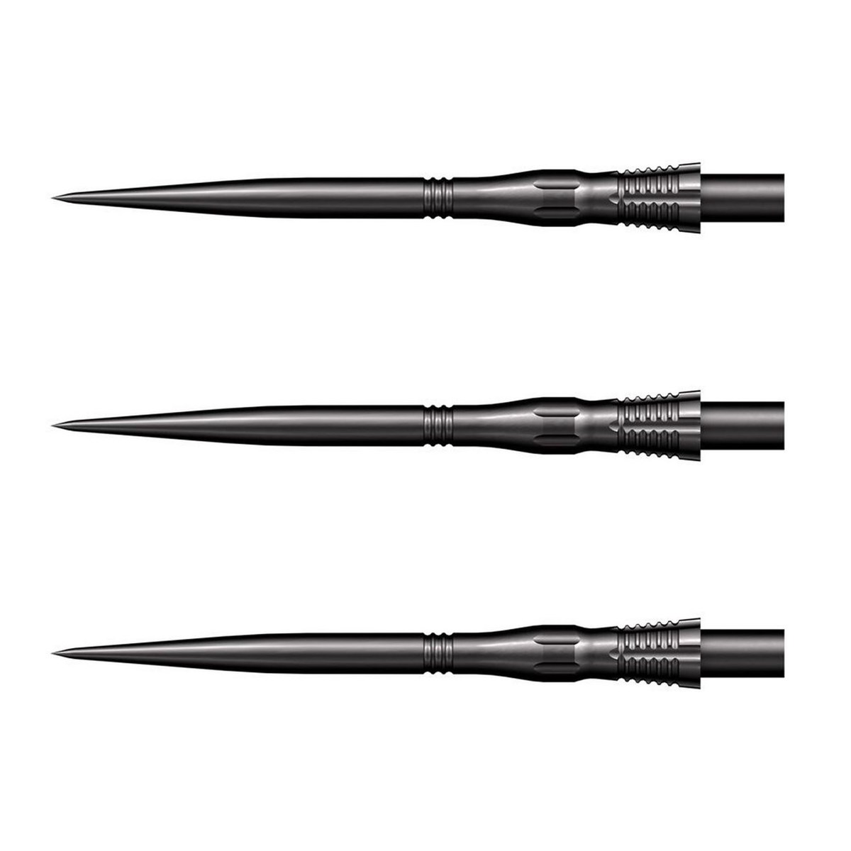 Shot Scallop Steel Tip Point - Black (31 mm)