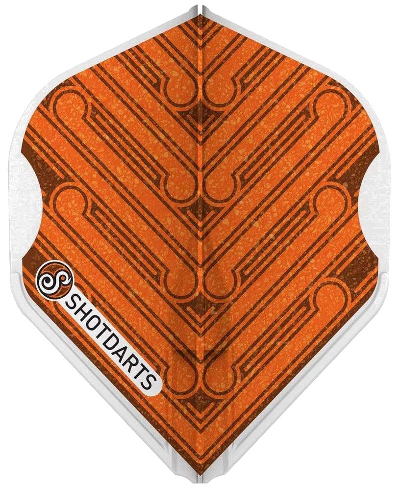 Shot Darts L-Style EZ L1 Manu Orange Flight - Standard